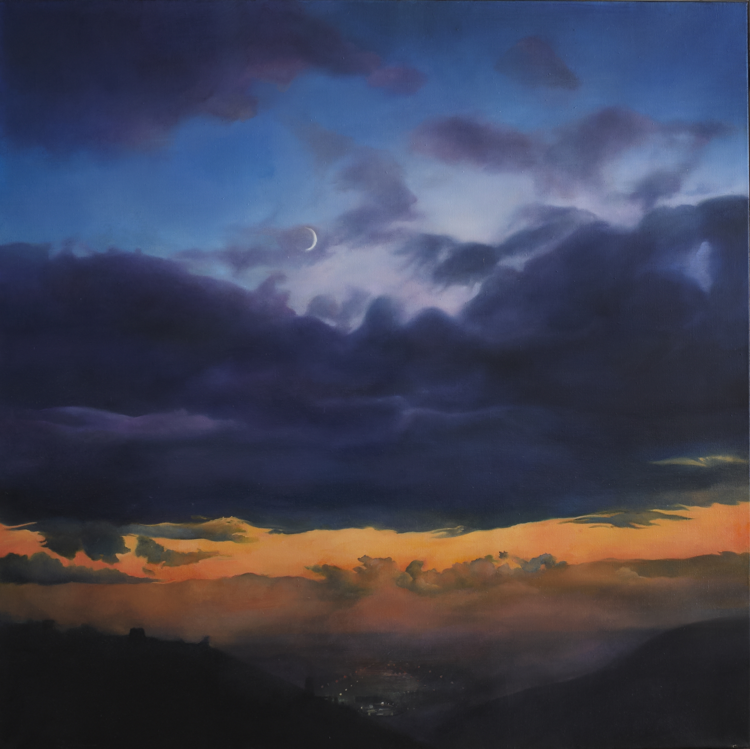Millenium, 130x130cm, Oil on linen